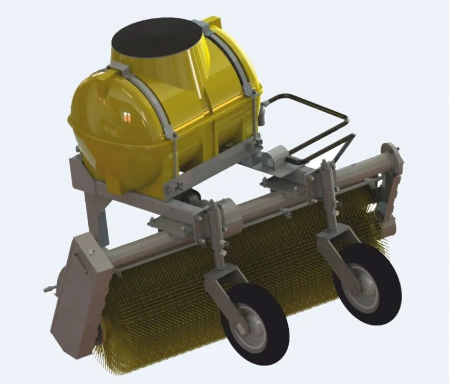 Щеточное оборудование с карданным валом и поливочным оборудованием 1.5 м